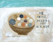 bowl of round pebbles